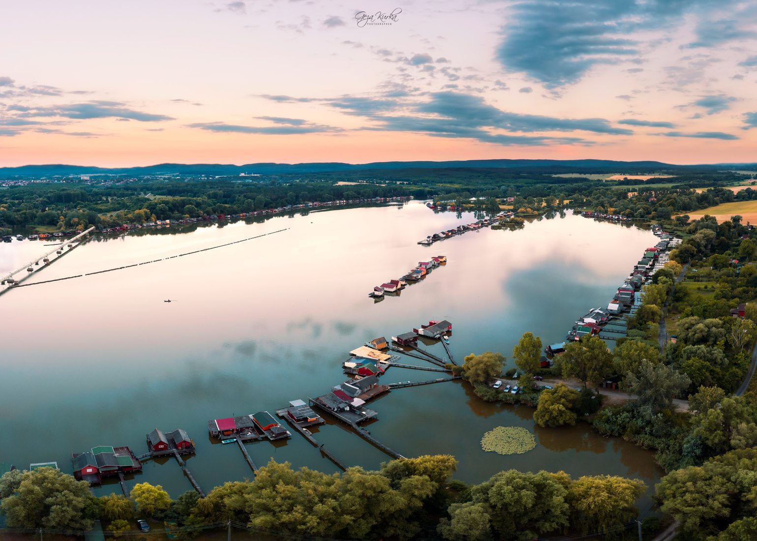 Lake Bokod, Hungary