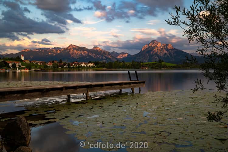 Wooden Walkways at Lake Hopfensee