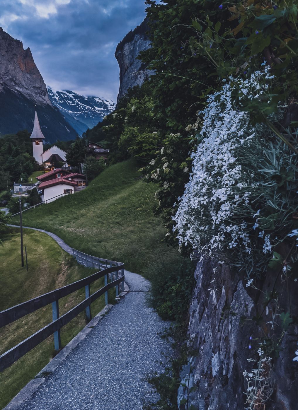 Lauterbrunnen from Fuhren View Point, Switzerland