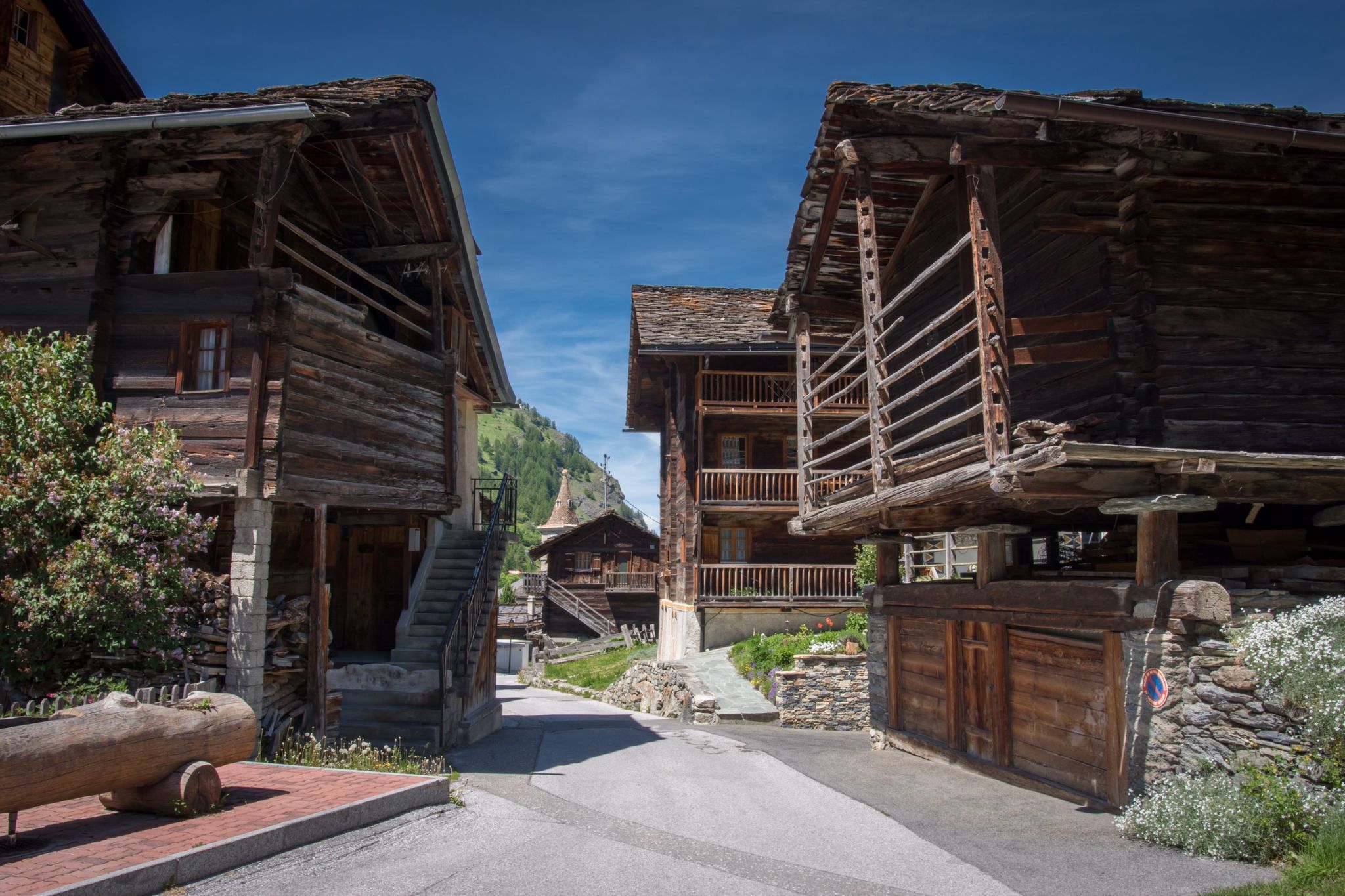Les Haudères, Vieux Village, Switzerland