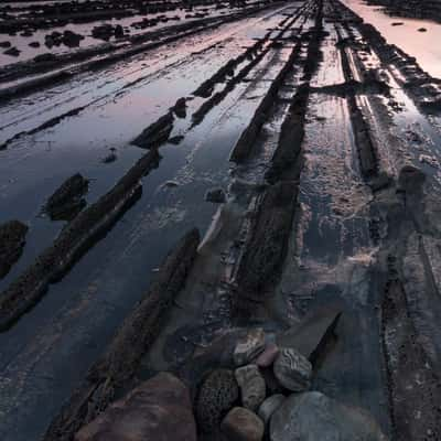 Lines at sunset, Punta de Oliveros, Tarifa, Spain