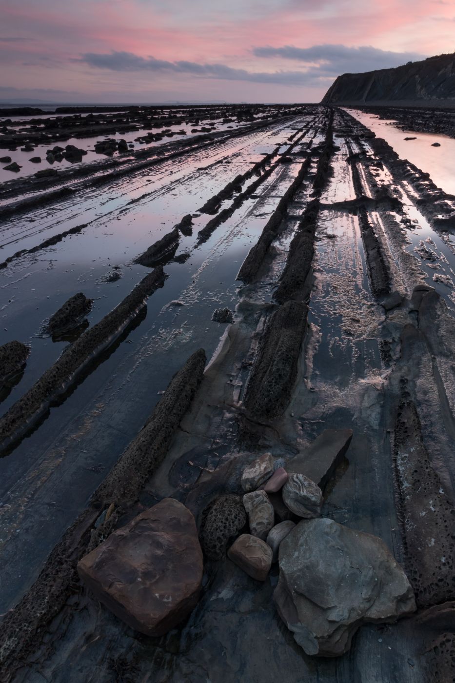 Lines at sunset, Punta de Oliveros, Tarifa, Spain