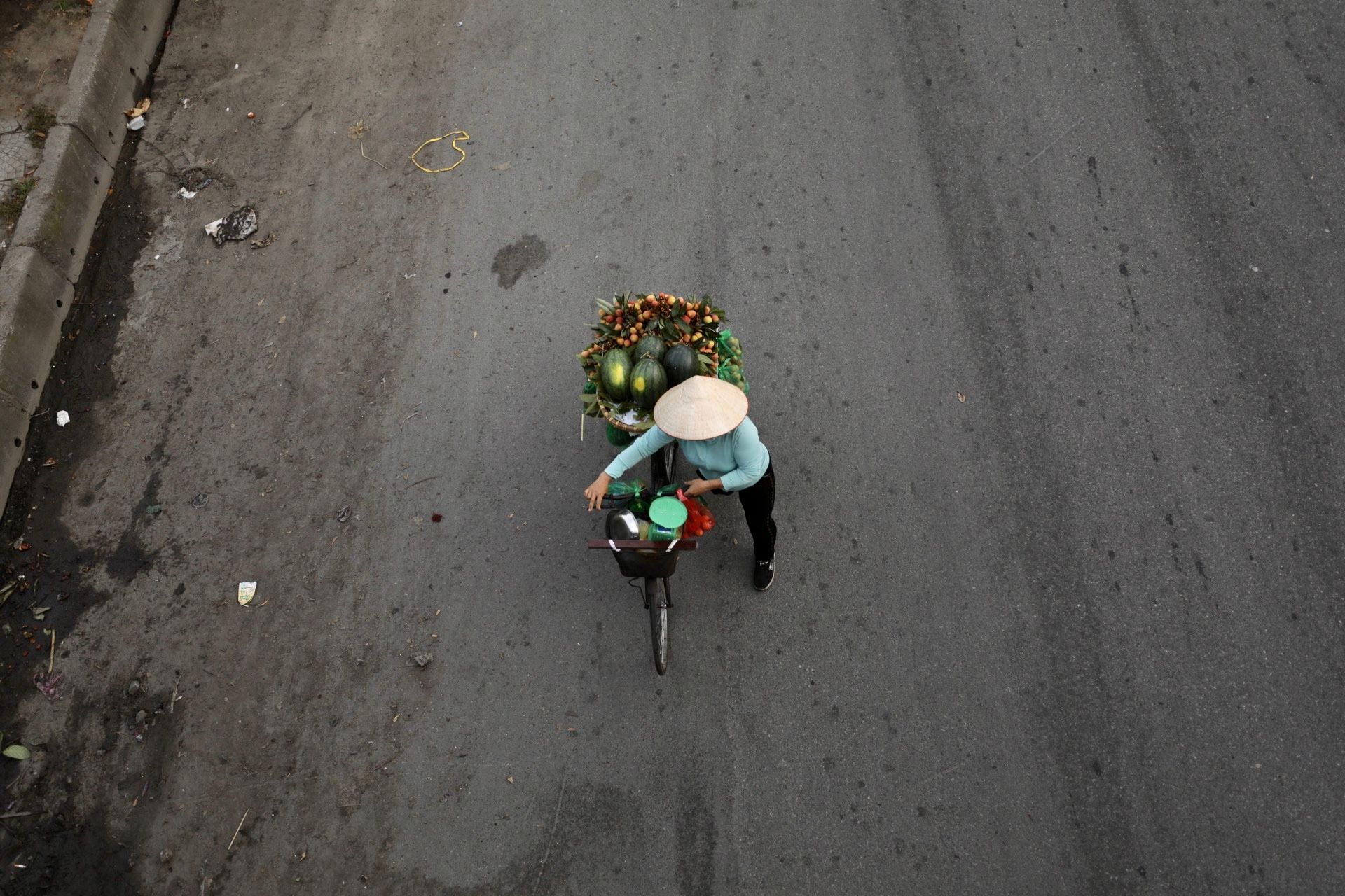 Long bien market, Vietnam