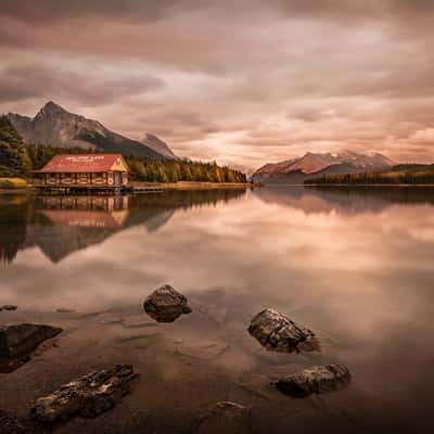 Maligne Boat House, Canada