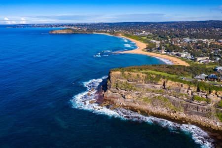 Mona Vale headland looking south New South Wales