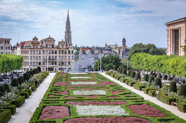 Mont des Arts Garden, Brussels