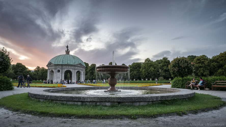 Temple of goddess Diana at Munich Hofgarten