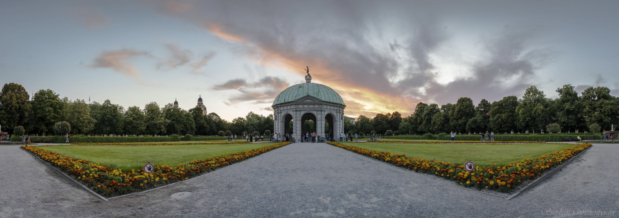 Temple of goddess Diana at Munich Hofgarten, Germany