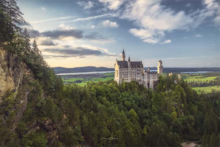 Neuschwanstein Castle from Marienbridge - The classic view