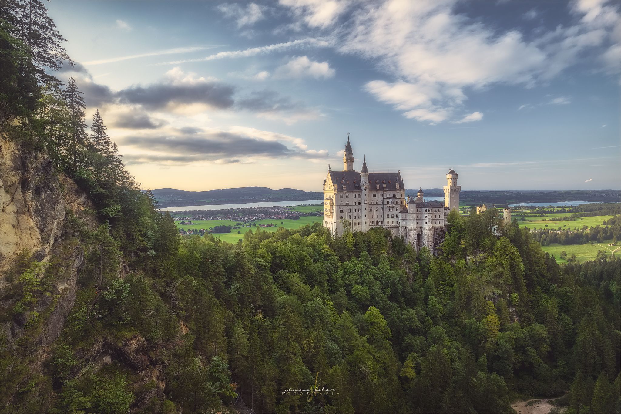 Neuschwanstein Castle from Marienbridge - The classic view, Germany