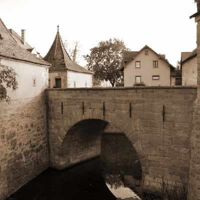 Old town Rothenburg near Galgentor, Germany