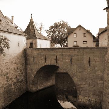 Old town Rothenburg near Galgentor, Germany