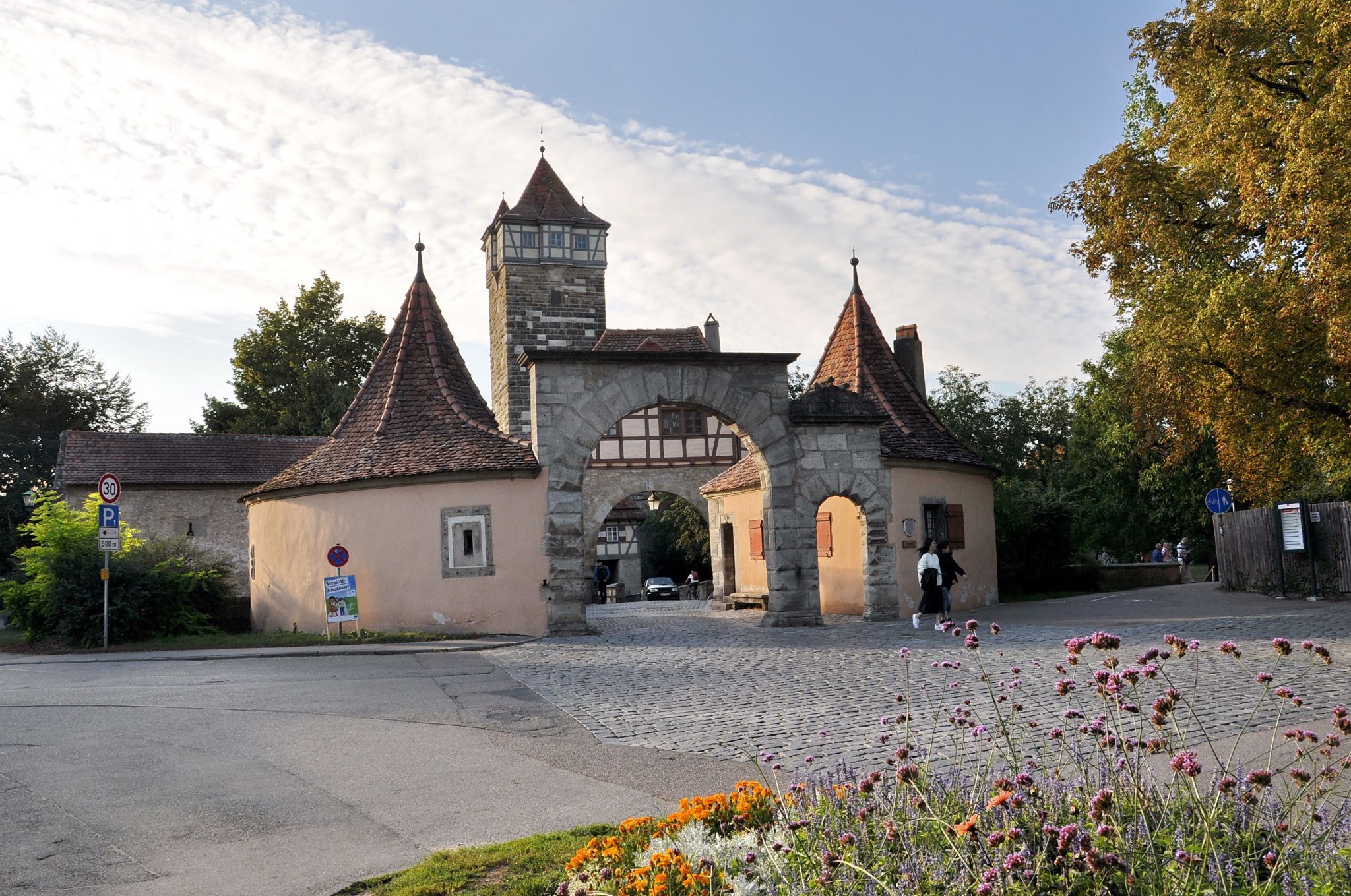 Old town Rothenburg Röderturm, Germany