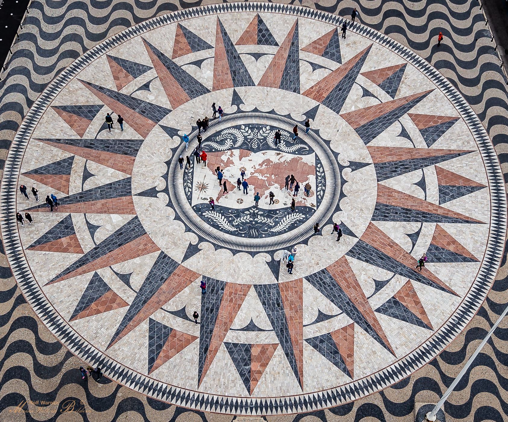 View from Padrão dos Descobrimentos, Lisbon, Portugal