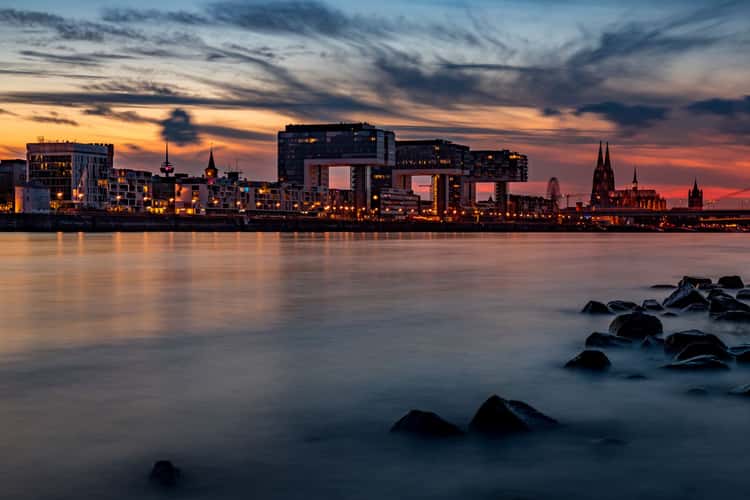 Crane Houses from Poller Wiesen, Cologne