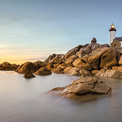 Lighthouse of Pontusval (Phare de Pontusval), Brittany, France