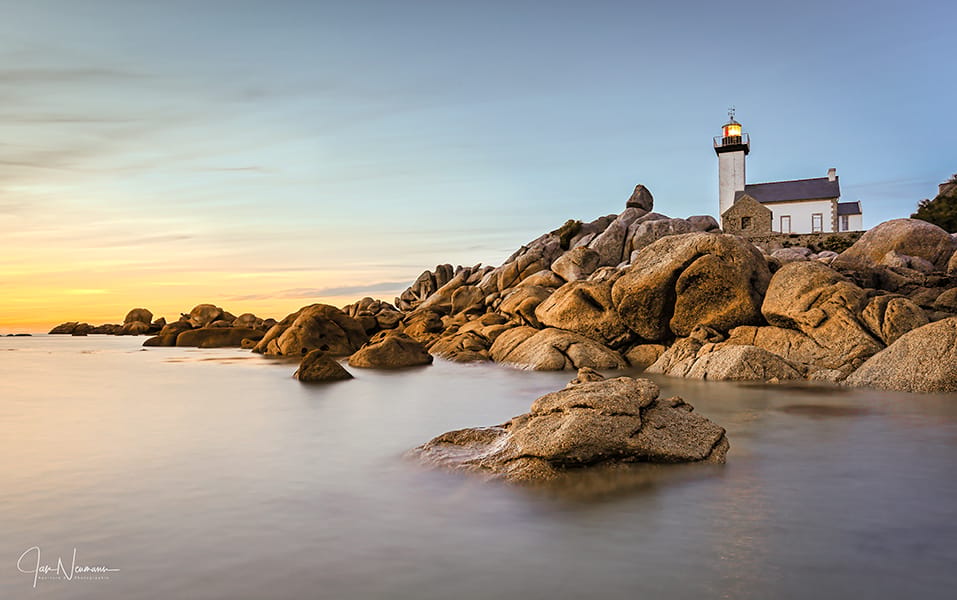 Lighthouse of Pontusval (Phare de Pontusval), Brittany, France