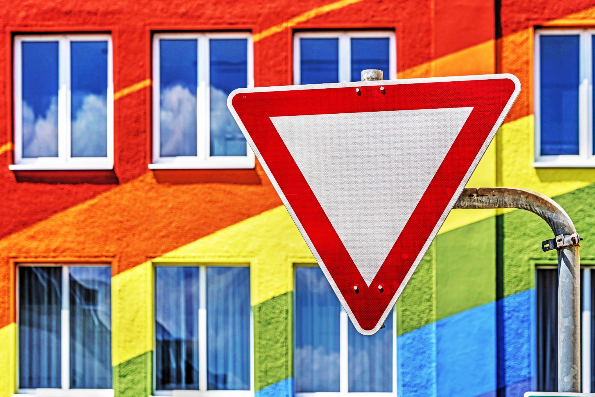 Rainbow House in Selb (Bavaria, Germany), Germany