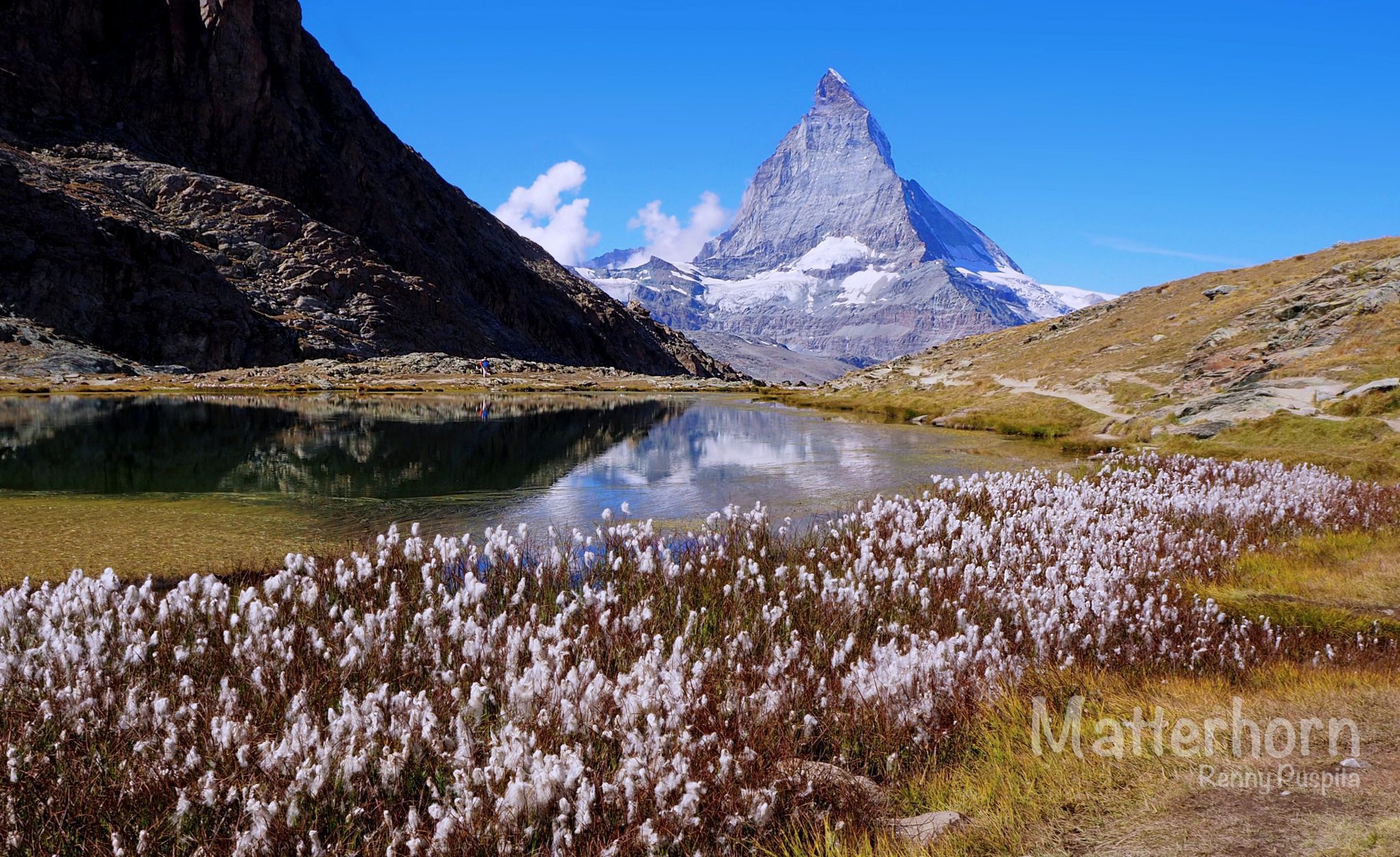 Riffelsee with Matterhorn reflection, Switzerland