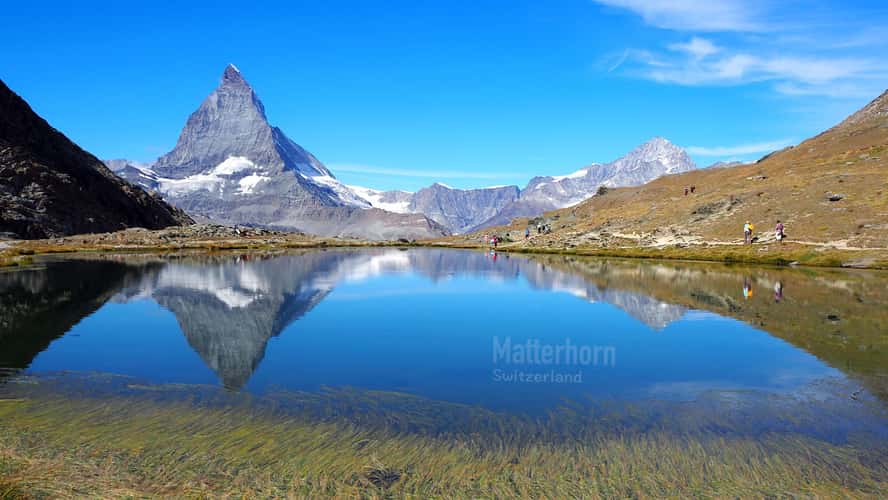 Riffelsee with Matterhorn reflection