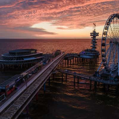 Scheveningen Pier Arial View, Netherlands