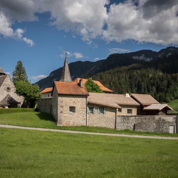 St. Nicolas church and castle, Switzerland