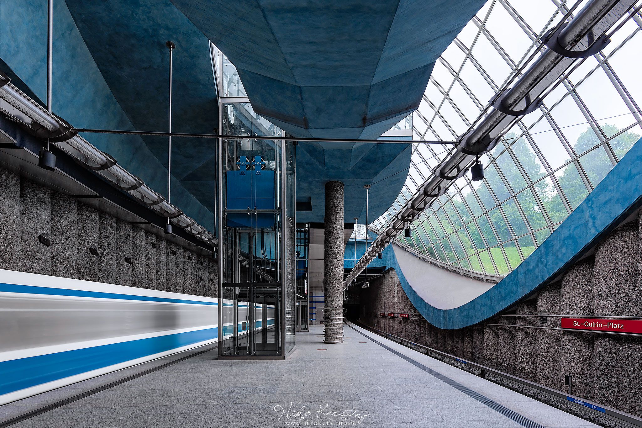 St.-Quirin-Platz (Underground Station), Munich, Germany