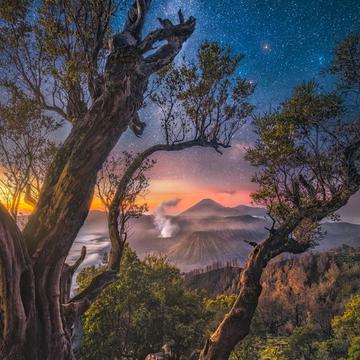 Stargazing in Bromo at Penanjakan 1, Indonesia
