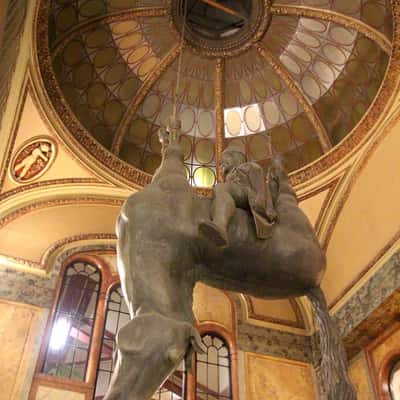 Statue of St. Wenceslas riding a dead horse, Czech Republic