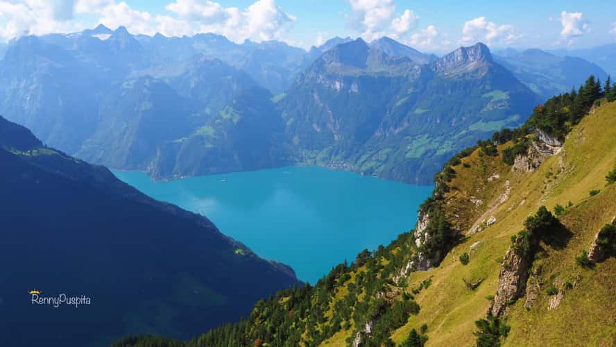 Sunset over Lake Lucerne