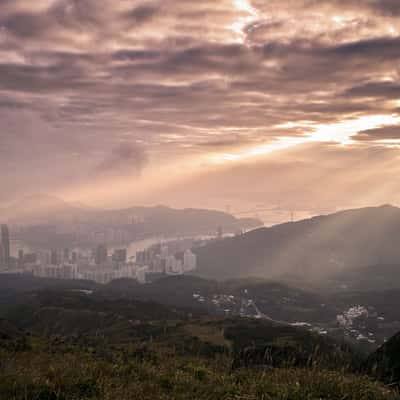 Tai Mo Shan Sunset, Hong Kong