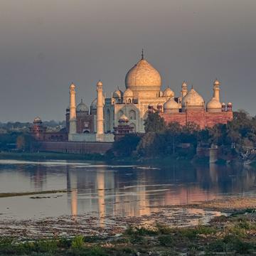 Taj Mahal from a different angle, Agra, India