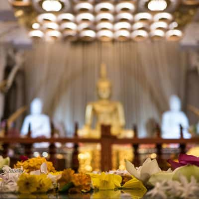 Temple of the Sacred Tooth Relic Kandy altar, Sri Lanka