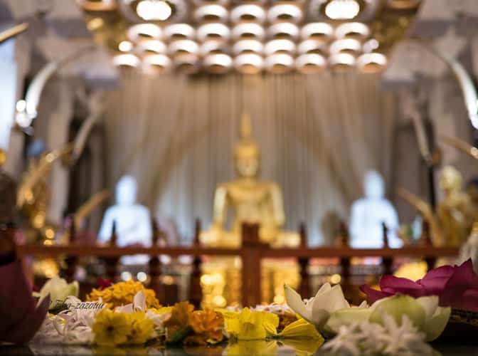 Temple of the Sacred Tooth Relic Kandy altar