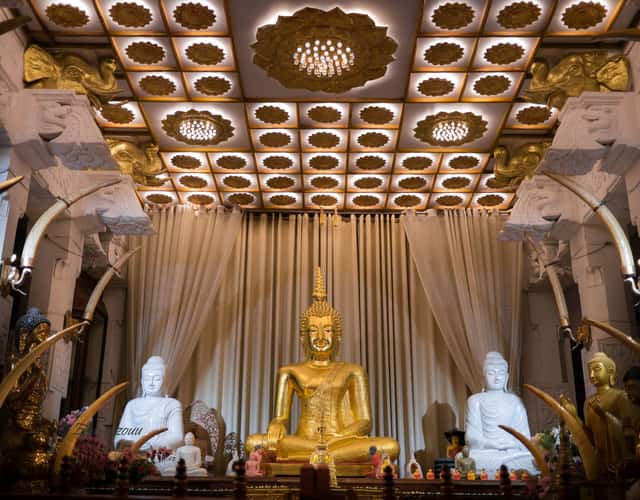 Temple of the Sacred Tooth Relic Kandy altar
