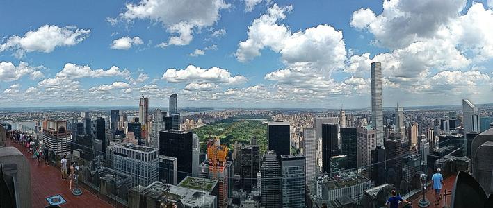 View from “Top of the Rock“, New York City