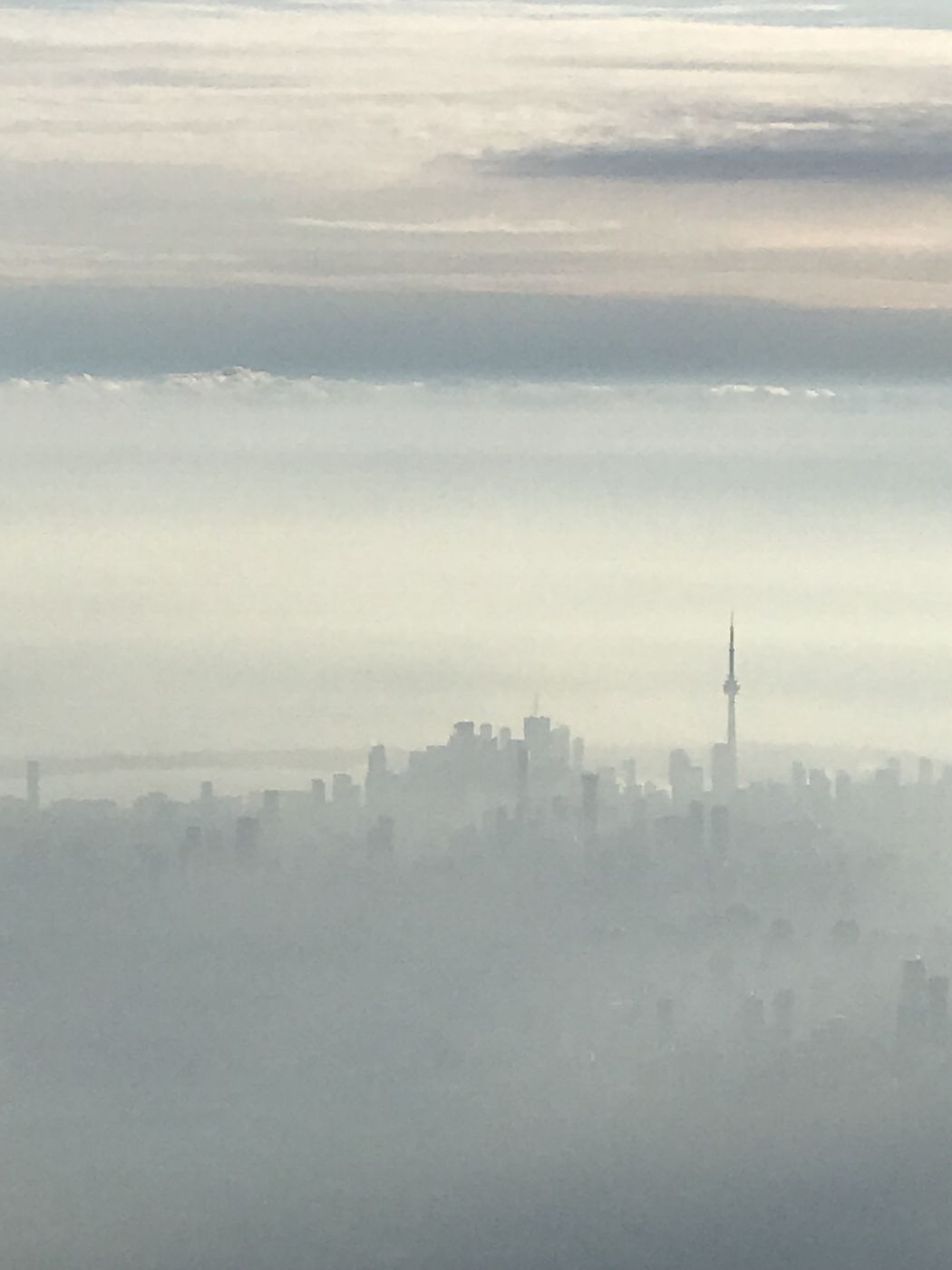 Toronto from the plane, Canada