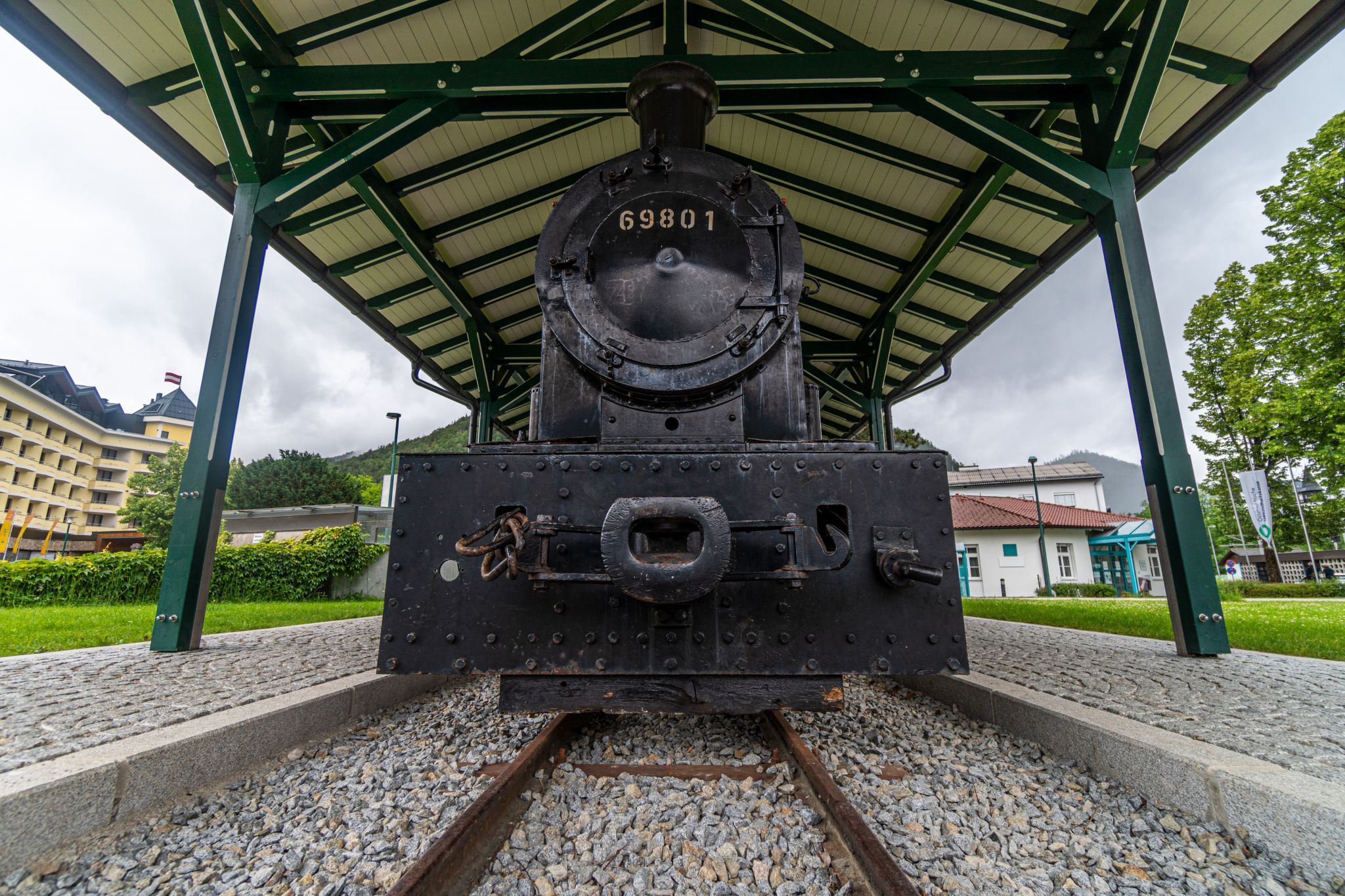 Train Monument, Bad Ischl, Austria