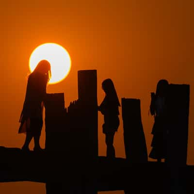 U Bein Bridge, Myanmar