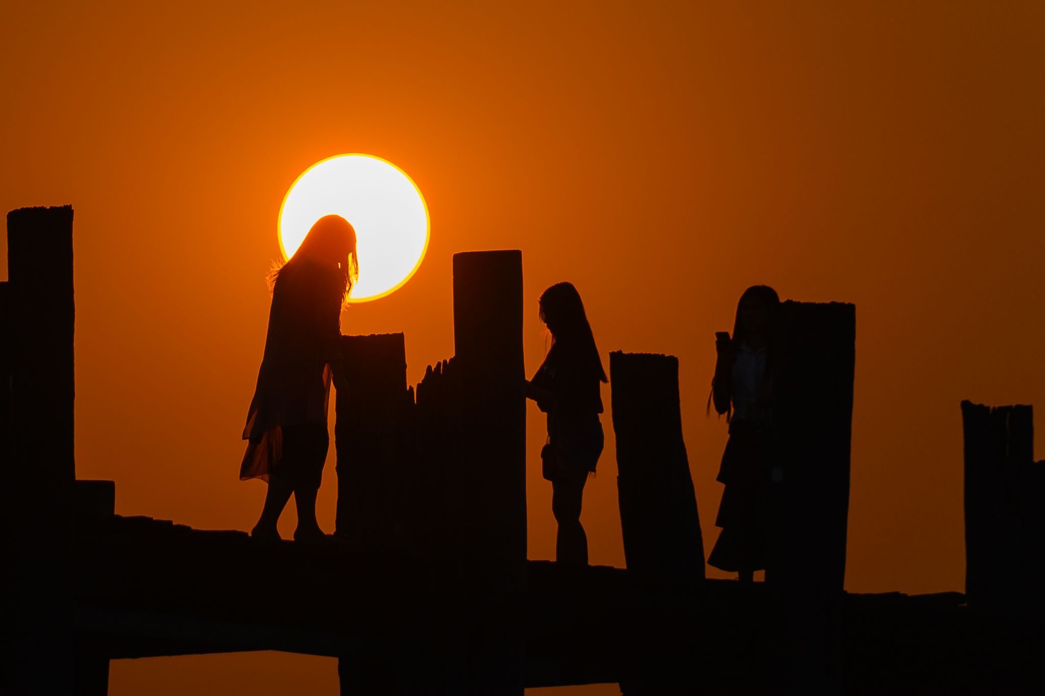 U Bein Bridge, Myanmar
