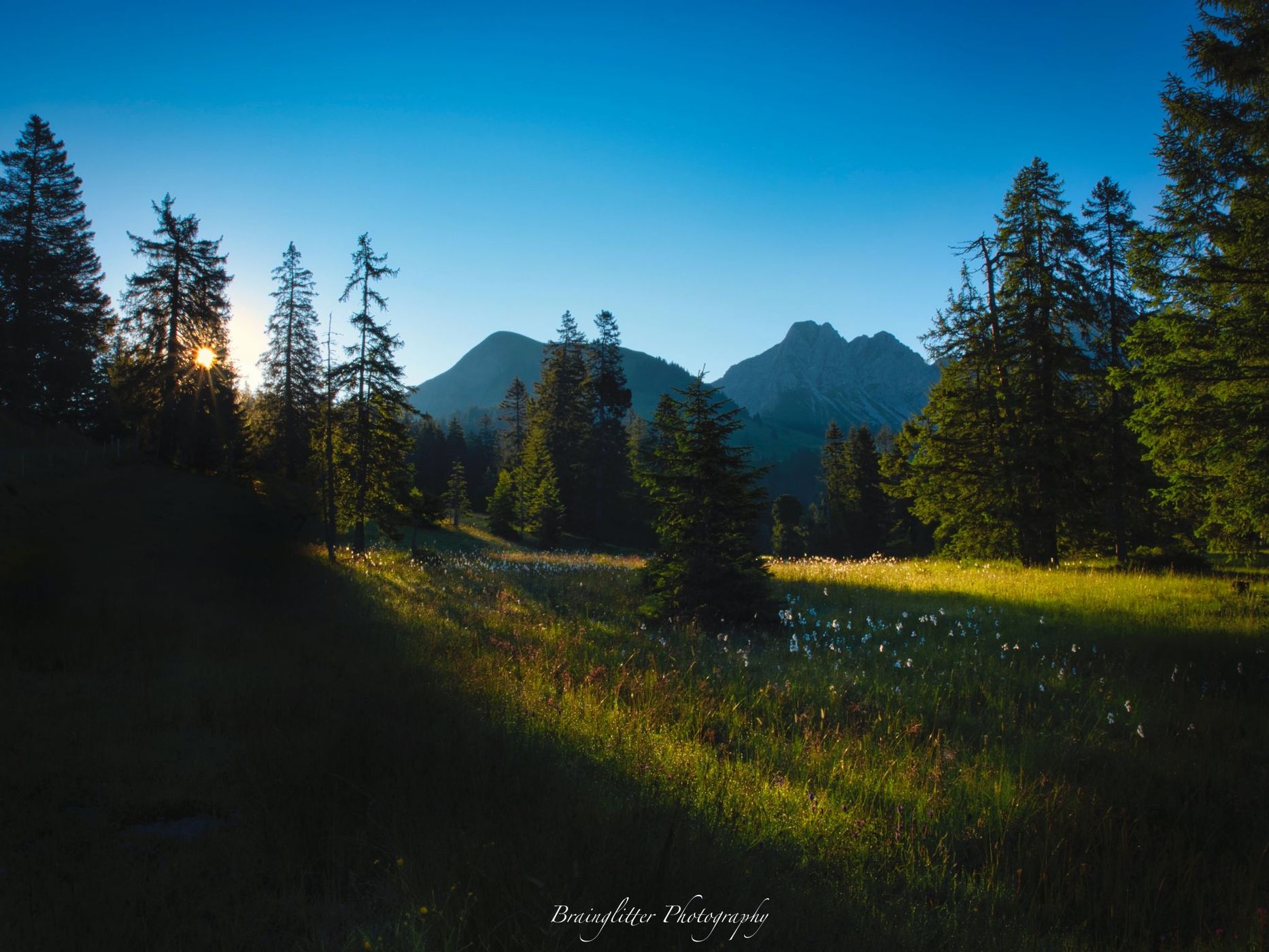 UNESCO biosphere Entlebuch, Glaubenbielen, Switzerland