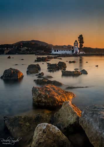Vlacherna church, Corfu island