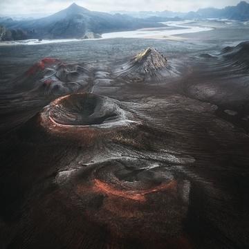 Volcanoes of Iceland [drone], Iceland