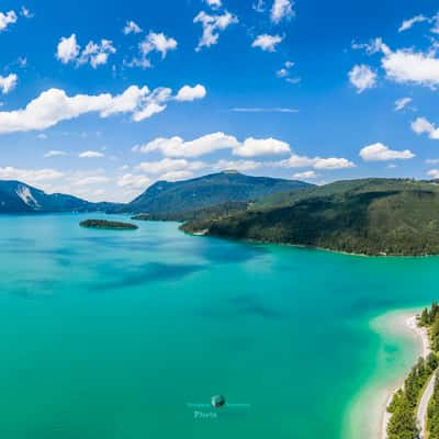 Walchensee Aerial, Germany