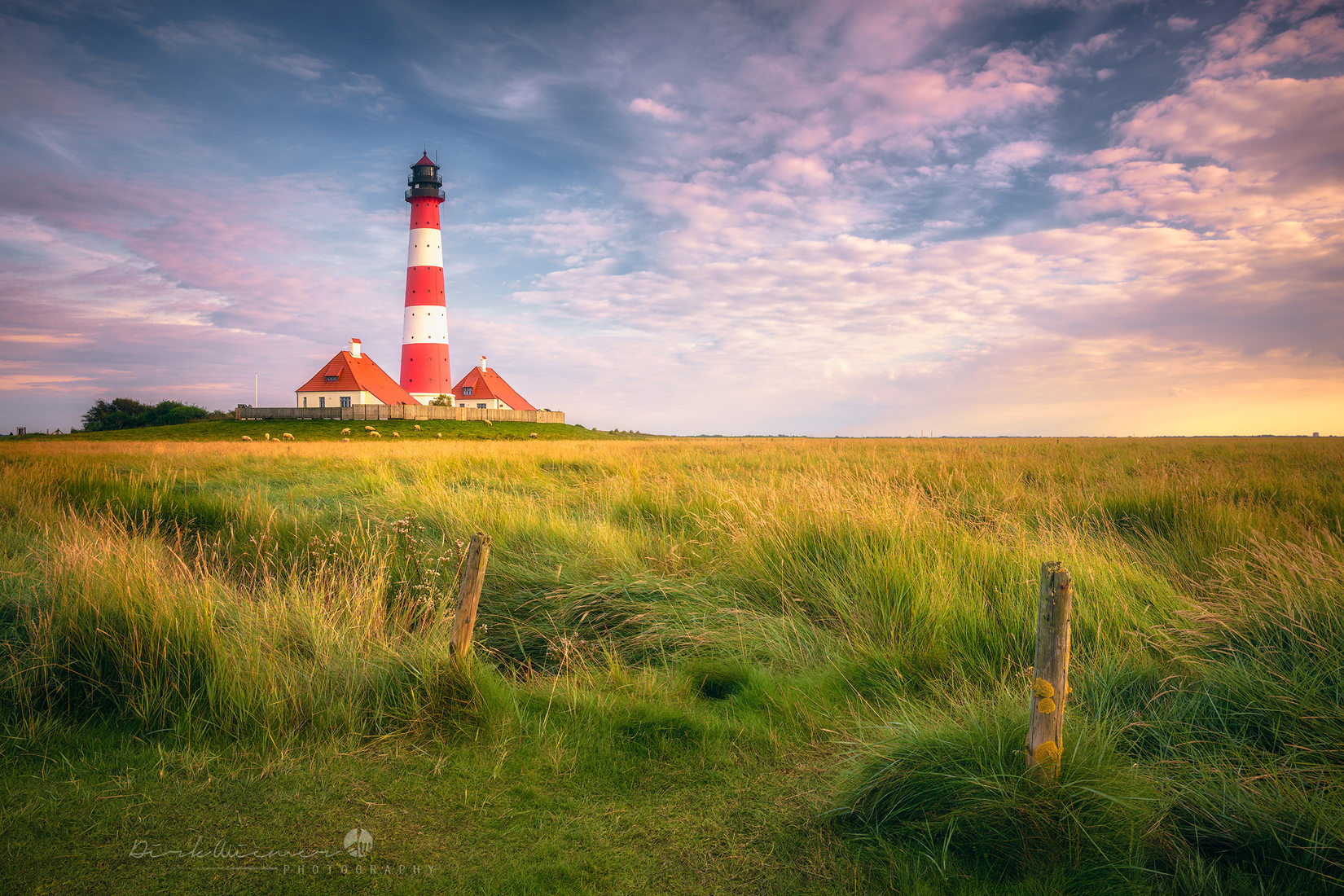 Lighthouse Westerheversand, Germany