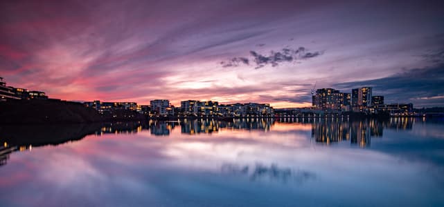 Wentworth Point Sunset Sydney New South Wales