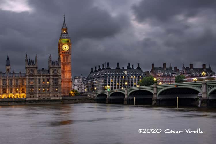 Westminster Bridge and Big Ben, London