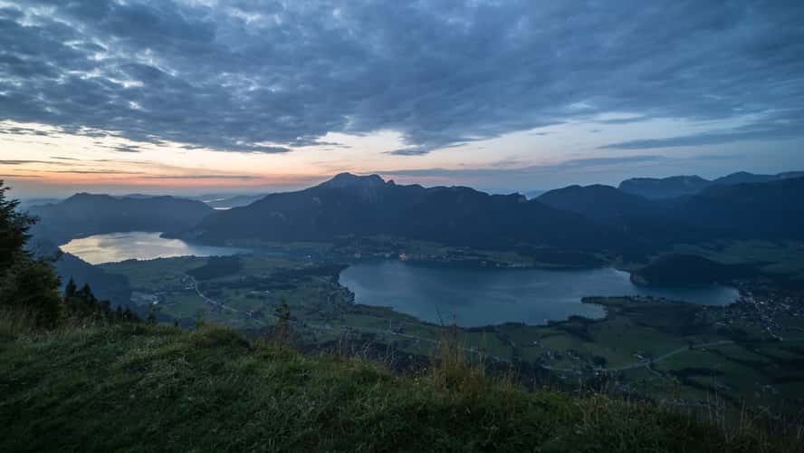 Wolfgangsee from Bleckwand
