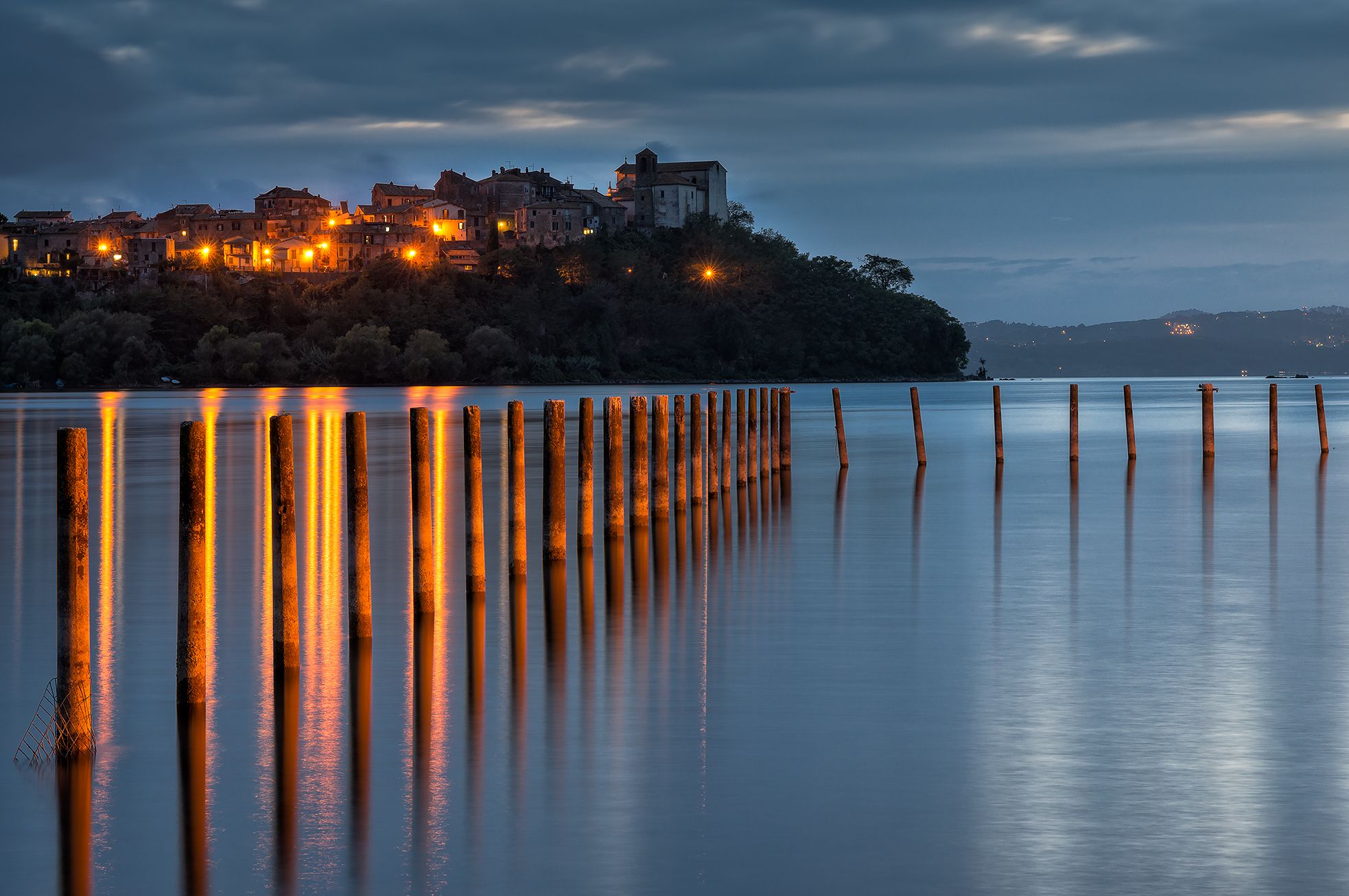 Footbridge, Anguillara Sabazia, Italy