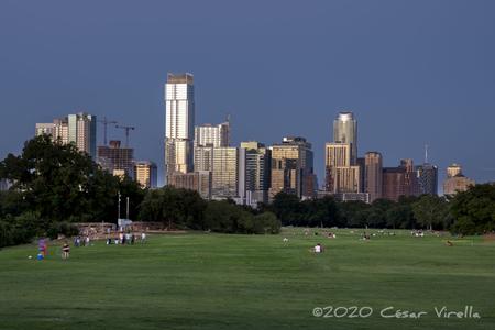 Austin Skyline from Zilker Park
